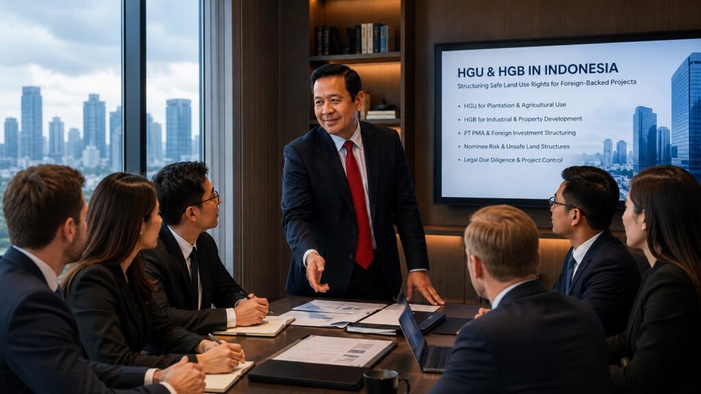HGU and HGB in Indonesia for foreign-backed land projects and investment structuring in Sumatra