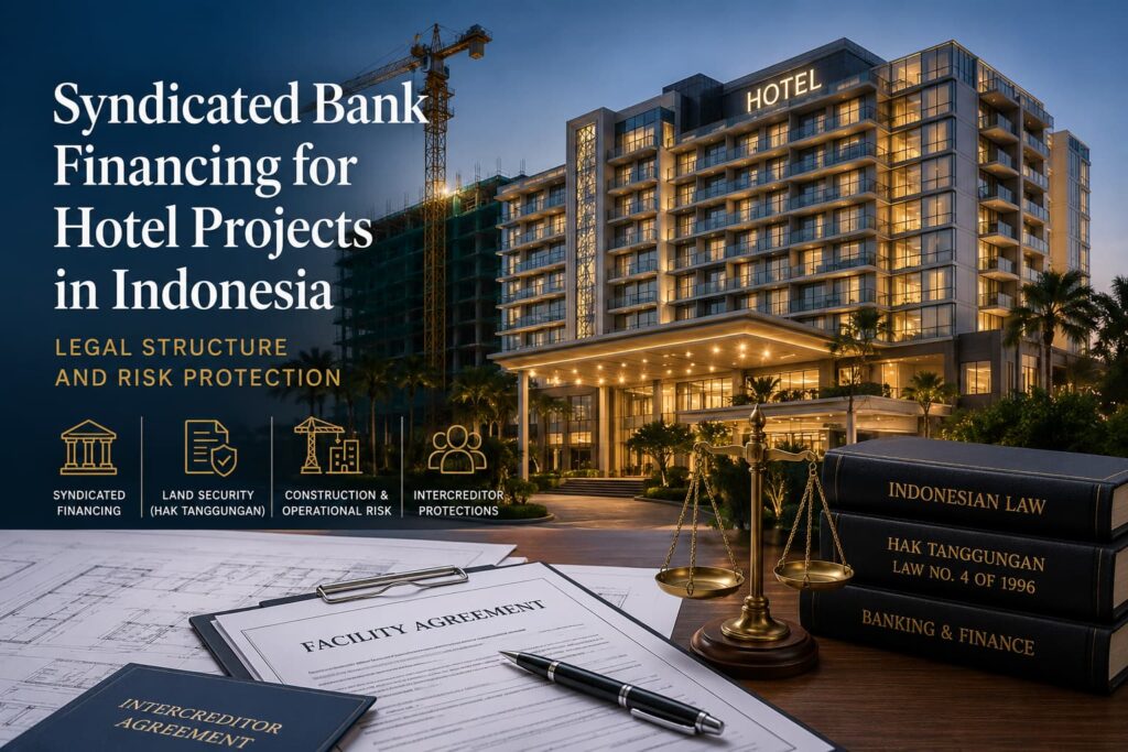 Syndicated bank financing for hotel projects in Indonesia – legal structure and risk protection